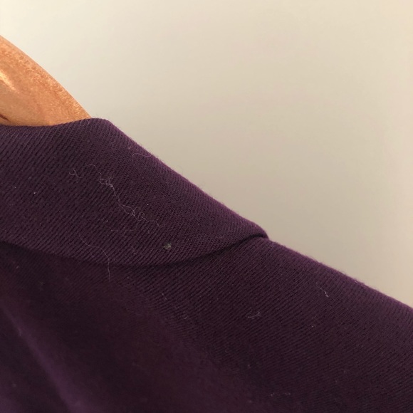 Talbots purple wool blazer size 8 - Picture 6 of 7